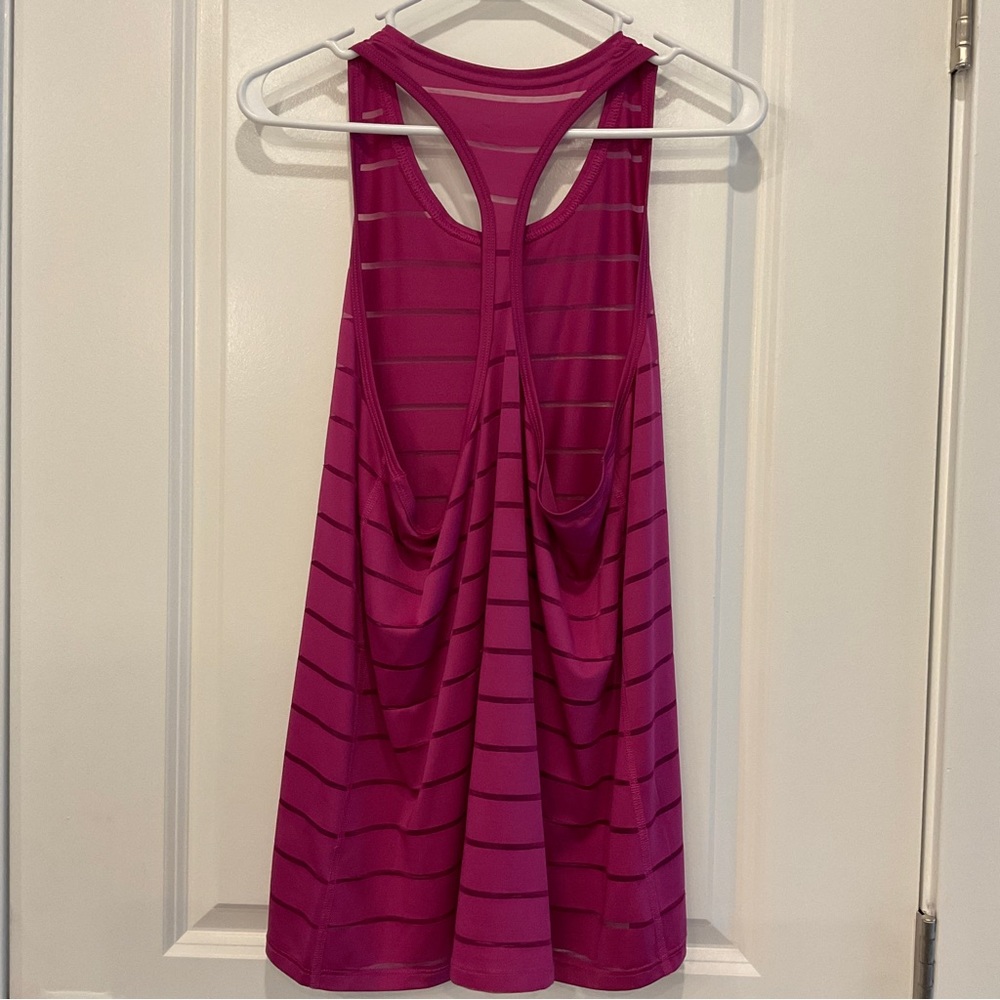 Athletic Works Magenta Racerback Tank (L) - Picture 2 of 9